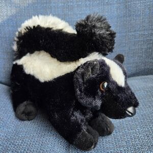 Aurora Mini Flopsie Lil' Sachet Skunk Plush 7" Black White Stuffed Animal